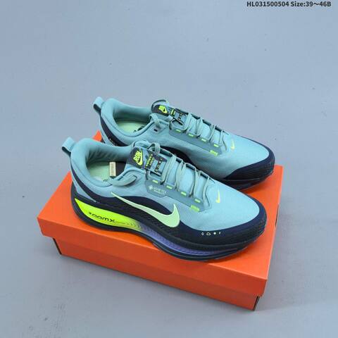 Nike Vomero 18 GTX Mint Green Neon Yellow Dark Purple Black EU 39-46 Running Shoe - Unisex (BS-60519)