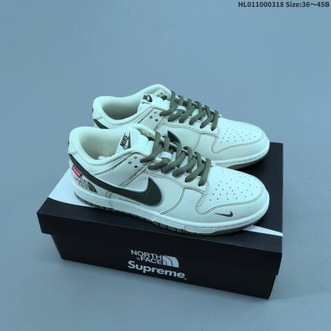 Nike SB Dunk Low Off White Dark Grey Black Yellow EU 36-45 Skate Shoe - Unisex (BS-61273)