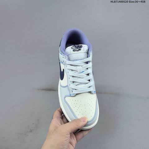 Nike SB Dunk Low Friendship Knot Sail Light Grey Navy Blue Purple EU 36-45 Skate Shoe - Unisex (BS-60245)