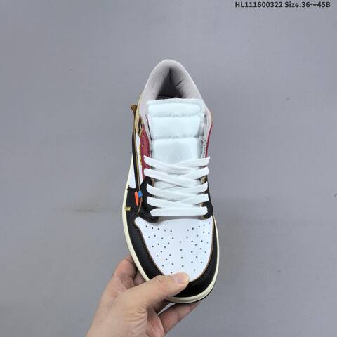 AIR JORDAN Travis Scott x Air Jordan 1 Reverse Mocha AJ1 1 TS Lifestyle (BS-66473)
