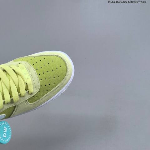 Nike Air Force 1 07 Light Green Yellow White EU 36-45 Sneaker - Unisex (BS-61573)