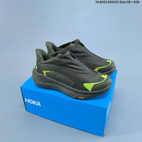 HOKA ONE ONE Project Transport Black Silver Neon Yellow EU 36-45 Trail Shoe Trail Running Sneakers - Unisex (BS-69413)