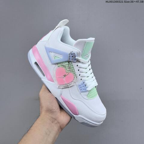 Air Jordan 4 Retro Valentine s Day AIR JORDAN 4 Aj4 Lifestyle (BS-66487)