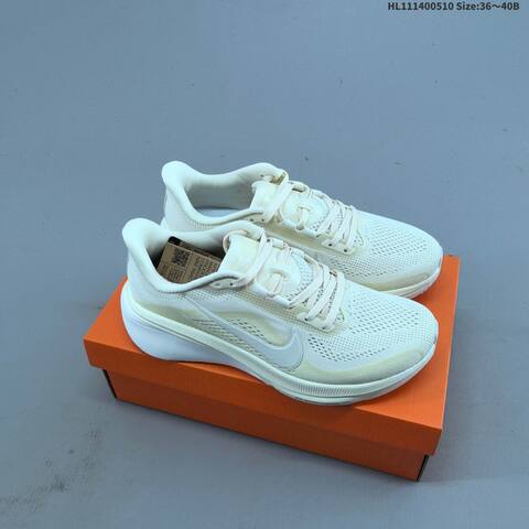 Nike Air Zoom Pegasus 42 Cream White Pale Yellow EU 36-40 Running Shoe - Unisex (BS-60422)