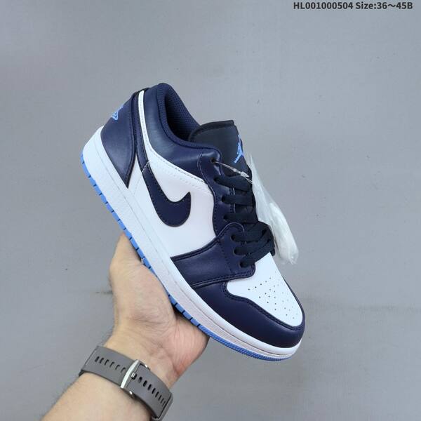 Jordan Air Jordan 1 Low Midnight Navy/University Blue 36~45B basketball
