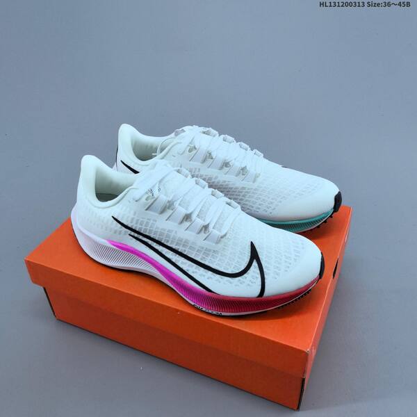 Nike Air Zoom Pegasus 37 white black pink red EU 36-45 running shoe