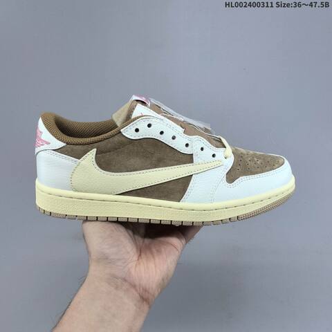 Travis Scott x Air Jordan 1 Low AIR JORDAN 1 Aj1 Lifestyle (BS-66567)
