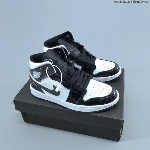 Air Jordan 1 Mid Reverse Bred AIR JORDAN 1 Aj1 Lifestyle (BS-66600)