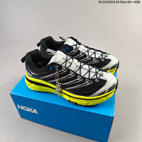 HOKA ONE ONE Mafate Three 2 Beige Light Grey Off White EU 36-45 Trail Shoe Trail Running Sneakers - Unisex (BS-69475)