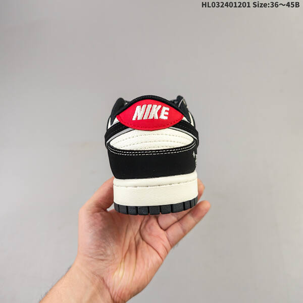 Nike SB Dunk Low Retro DIY off white black red EU 36-45 skate shoe