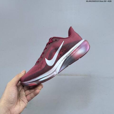 Nike Air Zoom Pegasus 42 Burgundy White Silver EU 36 46 Running Shoe EU 36-46 - Unisex (BS-60269)
