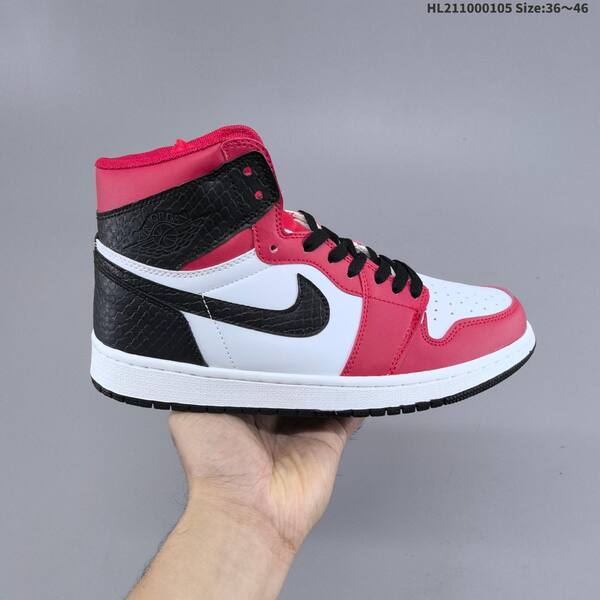 Nike Air Jordan 1 Retro Mid white/black/red 36-46 basketball