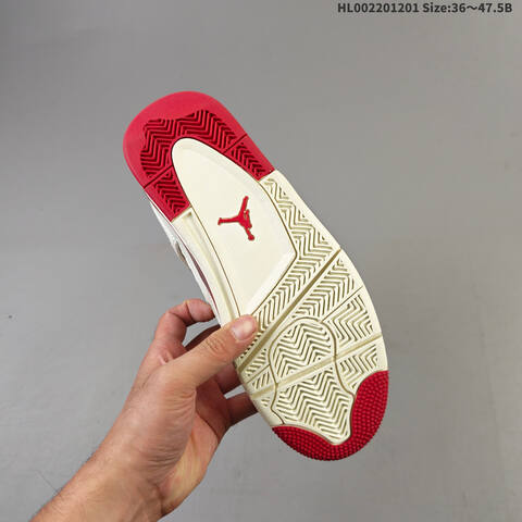 Air Jordan 4 Retro Sierra Red WMNS AIR JORDAN 4 Aj4 Lifestyle (BS-67584)