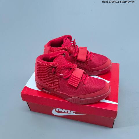 Nike Air Yeezy 2 SP Red October All Red EU 40-46 Sneaker - Men's (BS-60721)