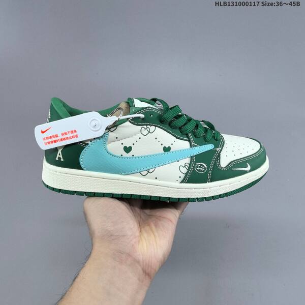 Jordan Air Jordan 1 Low x Travis Scott green/white/light blue EU 36-45 lifestyle