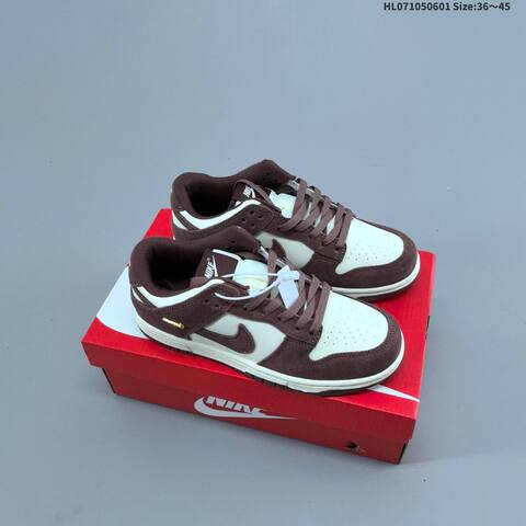 Nike Dunk Low Sail Blue Brown White EU 36-45 Skate Shoe - Unisex (BS-60032)
