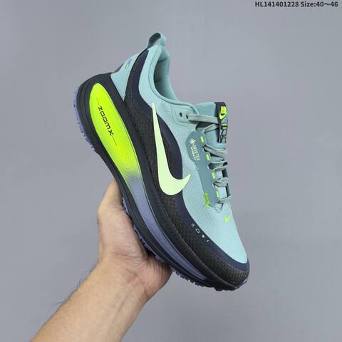 Nike Vomero 18 GTX ReactX Air Zoom Light Blue Neon Yellow Dark Blue Black EU 40-46 Running Shoe - Men's (BS-62368)