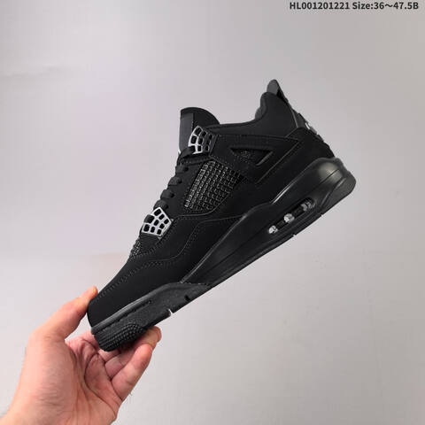 Air Jordan 4 Retro Black Cat Replica AIR JORDAN 4 Aj4 Lifestyle (BS-67325)