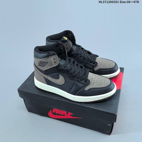 Nike Air Jordan 1 Retro High OG Black White AIR JORDAN 555088-063 Lifestyle (BS-66737)