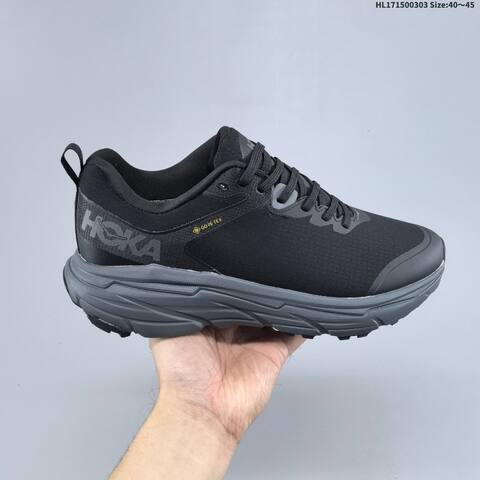 HOKA ONE ONE Challenger ATR 6 GTX Black Dark Grey EU 40-45 Trail Shoe Trail Running Sneakers - Men's (BS-69388)