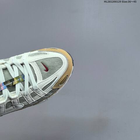 Nike P-6000 Light Grey White Tan Red EU 36-45 Running Shoe - Unisex (BS-61674)
