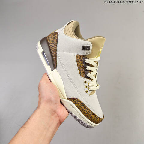 Jordan Air Jordan 3 Retro Silver Anniversary AIR JORDAN 3 1987 1988 35 Lifestyle - Women's (BS-67819)