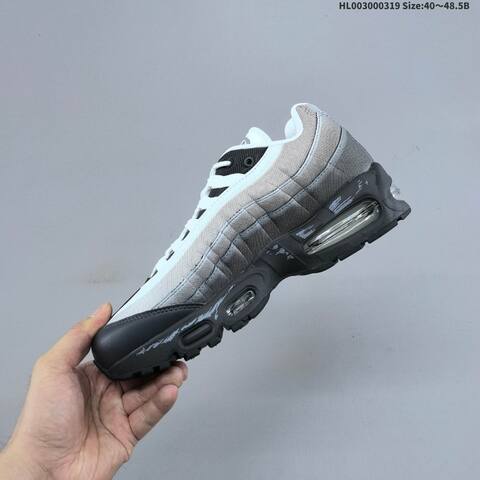 Nike Air Max 95 Yu Gi Oh Jonouchi White Black Silver Grey EU 40 To 48 5 Sneaker - Men's (BS-61253)