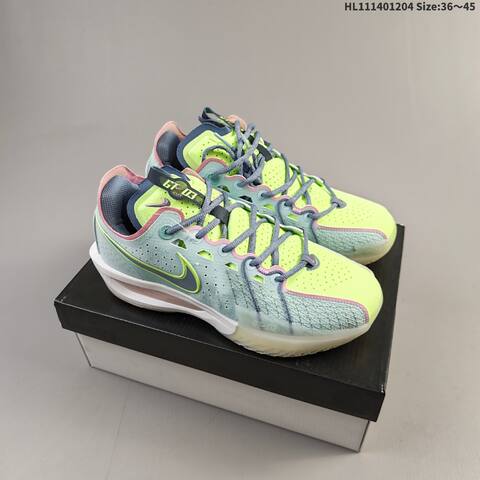 Nike Air Zoom G T Cut 3 EP Neon Green Light Blue White Red Navy EU 36-45 Basketball Shoe - Unisex (BS-62839)