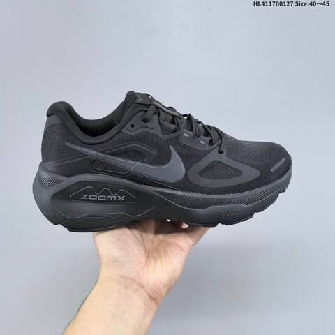 Nike Structure Plus ReactX Air Zoom Black White Dark Grey EU 40-45 Running Shoe - Men's (BS-61713)