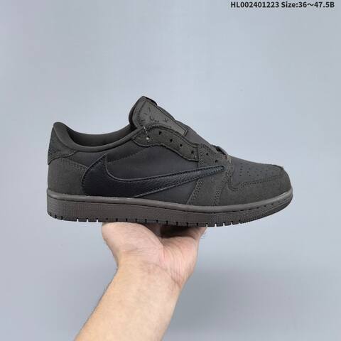 Travis Scott x Air Jordan 1 Low Velvet Brown AIR JORDAN 1 Aj1 Lifestyle (BS-67310)