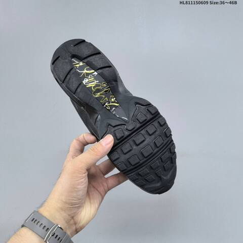 Nike Air Max 95 TT FB2709-010 Black Yellow EU 36-46 Running Shoe - Unisex (BS-59931)