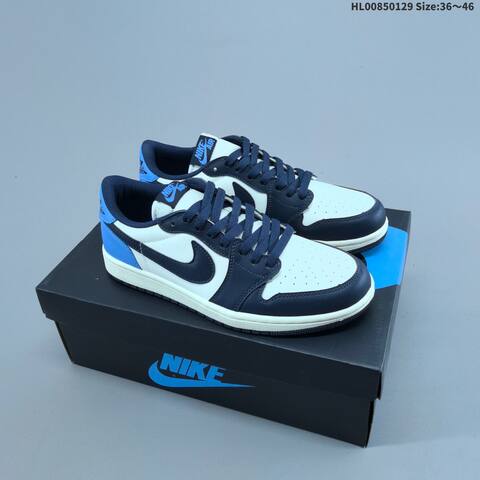Air Jordan 1 Low OG Obsidian AIR JORDAN 1 Aj1 Lifestyle (BS-66782)
