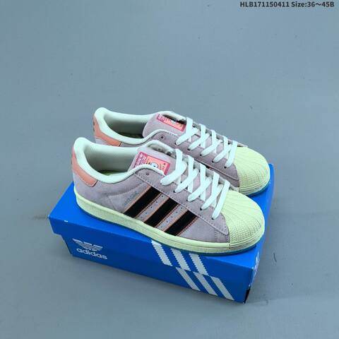 Adidas Superstar Grey White Gold Black EU 36-45 Skate Shoe - Unisex (BS-60819)