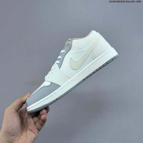Air Jordan 1 Low Soft Pearl WMNS AIR JORDAN 1 Aj1 Lifestyle (BS-66614)