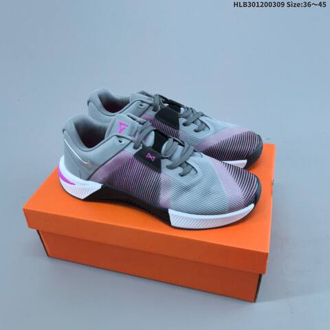 Nike Metcon 10 HJ1875-101 White Silver Light Purple Dark Purple EU 36-45 Training Shoe - Unisex (BS-61413)