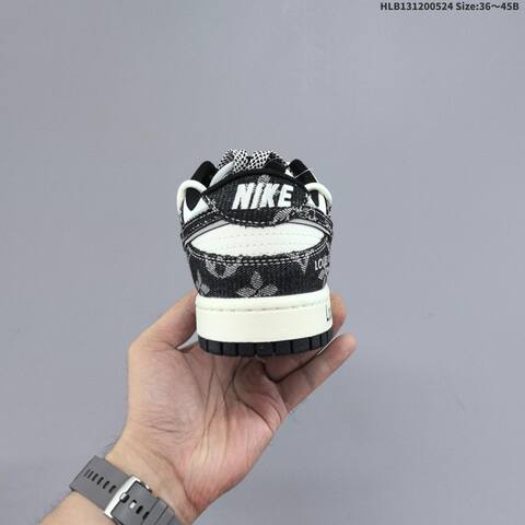 Nike Dunk SB Low Black White Light Green EU 36-45 Skate Shoe - Unisex (BS-60171)