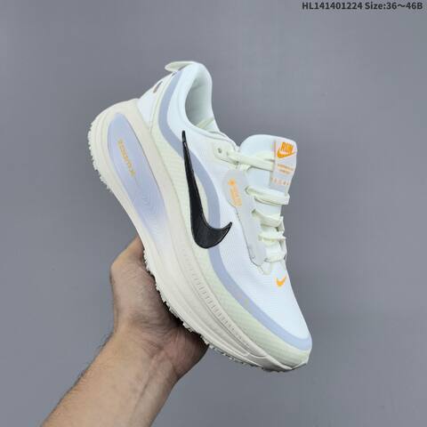 Nike Vomero 18 GTX ReactX Air Zoom White Black Light Grey Orange EU 36-46 Running Shoe - Unisex (BS-62470)