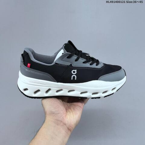 On Cloudsurfer Max Black Grey White EU 36-45 Running Shoe Running Sneakers - Unisex (BS-69704)