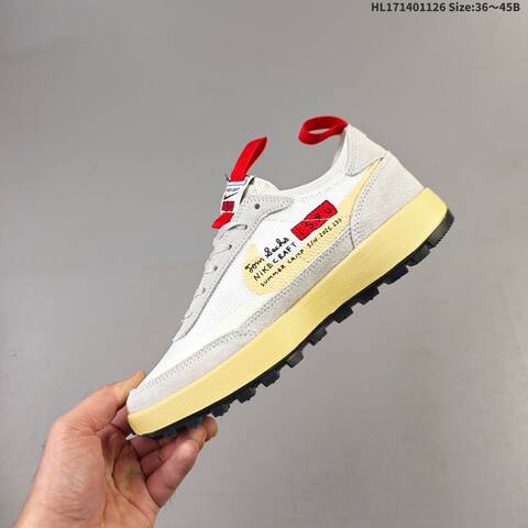 Nike Tom Sachs General Purpose Shoe White Light Grey Pale Yellow Red EU 36-45 Sneaker - Unisex (BS-63029)