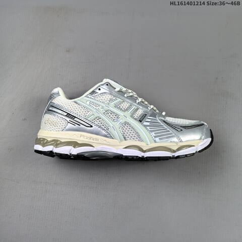 ASICS Gel Kayano 12 1 Silver Off White Pale Mint EU 36 46 Running Shoe EU 36-46 Running Sneakers - Unisex BS-69156