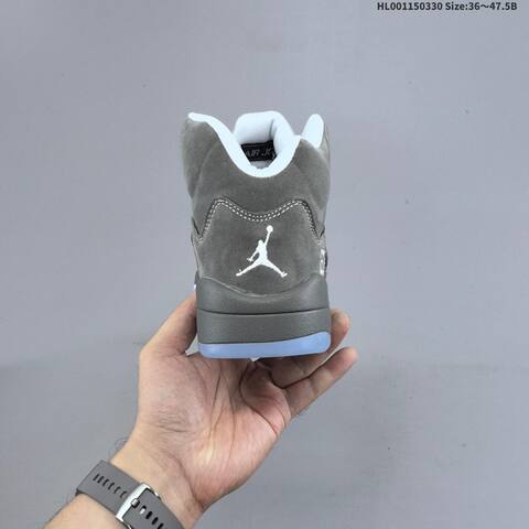 Air Jordan 5 Retro Wolf Grey Replica AIR JORDAN 5 Aj5 Lifestyle (BS-66404)