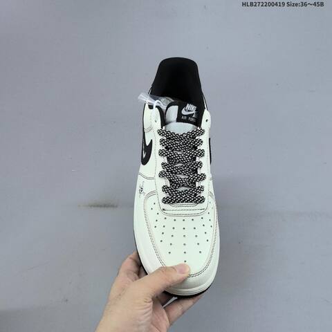 Nike Air Force 1 07 Low Stussy Off White Black Light Grey EU 36-45 Sneaker - Unisex (BS-60651)