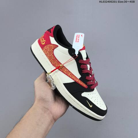 Nike Air Jordan 1 x Travis Scott AIR JORDAN DIY Lifestyle (BS-66734)