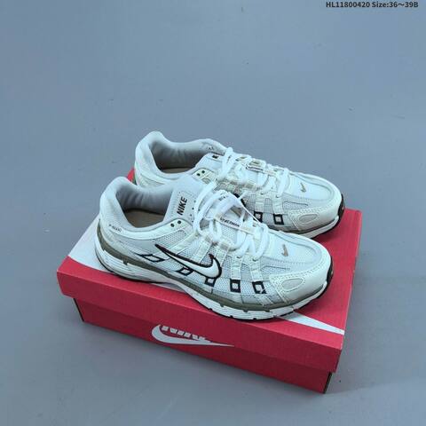 Nike P-6000 Grey Silver White Black EU 36-45 Running Shoe - Unisex (BS-60640)