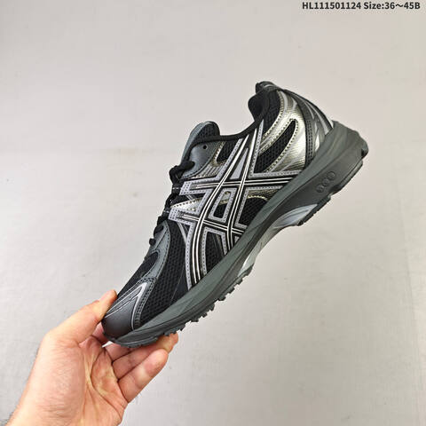 ASICS GEL-SEKIRAN Black Dark Grey Silver EU 36-45 Running Shoe Running Sneakers - Unisex (BS-69237)