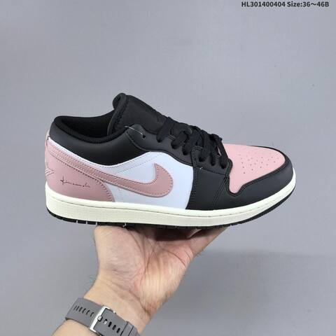 Air Jordan 1 Low Lron Grey AIR JORDAN 1 Aj1 Lifestyle (BS-66316)