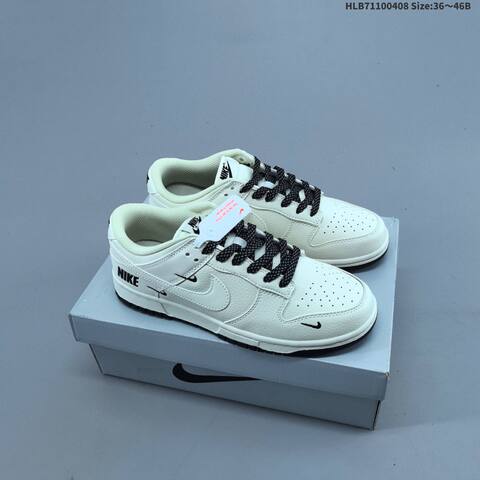Nike Dunk Low Off White Dark Green EU 36-46 Skate Shoe - Unisex (BS-60895)