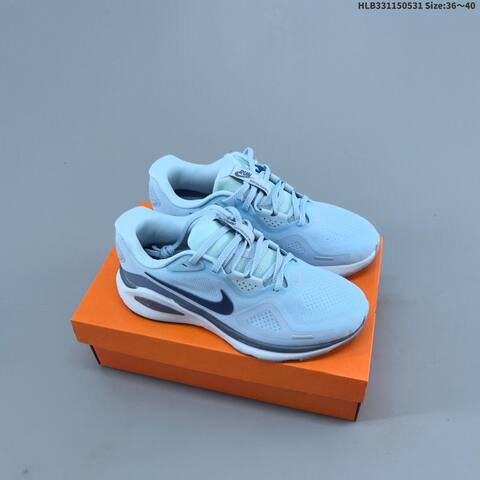 Nike Air Zoom Structure 26 Light Grey Purple Black Orange EU 36-45 Running Shoe - Unisex (BS-60052)