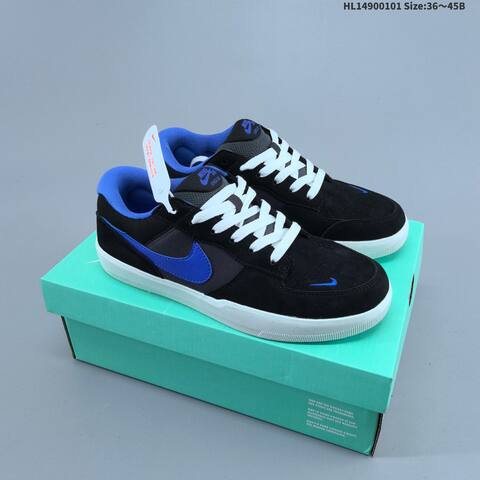 Nike SB Force 58 Grey White Gold Black Blue EU 36-45 Skate Shoe - Unisex (BS-62280)