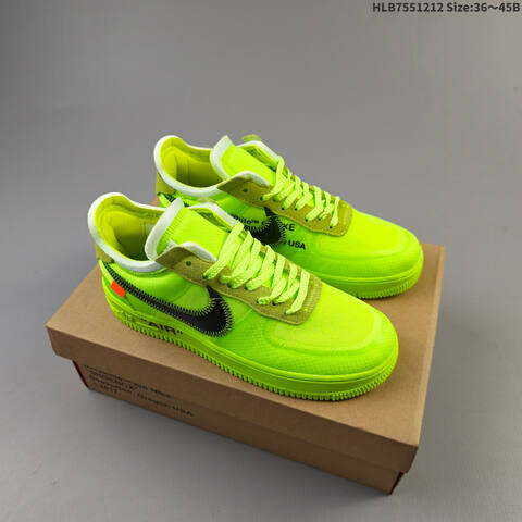 55 Off White x Nike AIR FORCE 1 07 Lifestyle (BS-62730)
